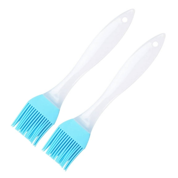 FACEGA Pastry Brush,Non-Shedding Silicone Bristles Basting Brush,High-Temperature Resistance Plastic Handle Design Silicone Brush Cooking,Blue