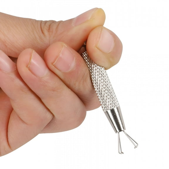 FACEGA Piercing Ball Grabber With 4 Jaw Holder Claw Tweezers for IC Chips Gems