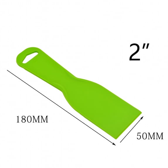 FACEGA Plastic Scraper Bathtub 2/4/6/8/10inch Cutter Green Plastic