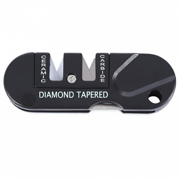 FACEGA Pocket Pal Knife Sharpener Preset Carbide&Ceramic Stone Sharpeners Fold-Out gem Coated Rod Outdoor Hunting Knife&Hook Sharpener,Handheld,Compact,Lightweight,Multiuse