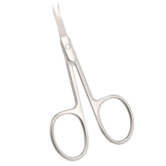 FACEGA Pointed Curved Face Design Eyebrow Scissors Trimming Fluff Scissors Beard Scissors