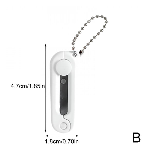 FACEGA Portable Retractable Small Scissors Mini Portable Scissors Simple Stationery Office Paper-cutting Tool Folding