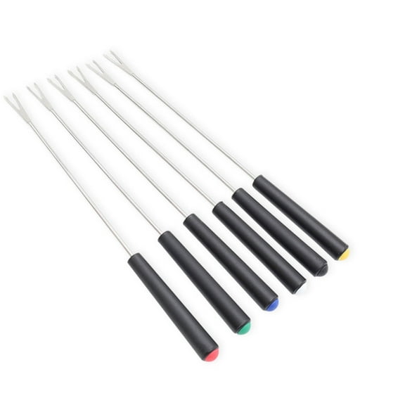 FACEGA Premium Stainless Steel Marshmallow Roasting Sticks, Comfortable Handles for Smores, Versatile Smore Sticks, 6-Pack