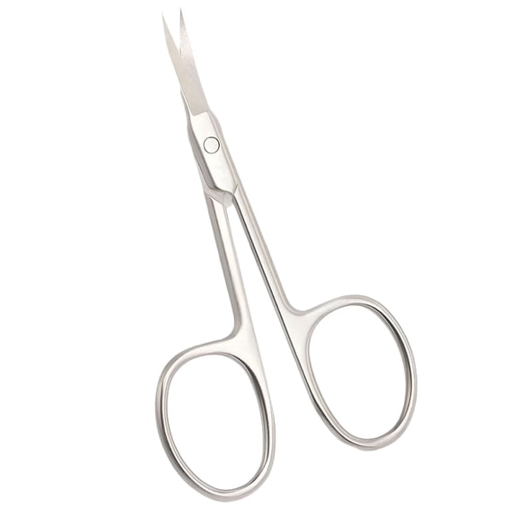 EXLEAF Professional Fingers Toe Nail Scissors Curved Arrow Manicure Cuticle Scissors