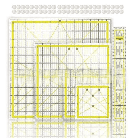 FACEGA Quilting Rulers,Sewing Rulers Sewing Ruler,Size Variations Quilting Ruler