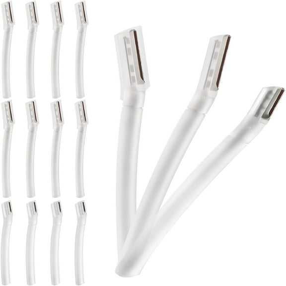 FACEGA Razor for Women Face,15 Pcs Microblade Eyebrow Razors,Multipurpose Dermaplaning Tool for Face,Peach Fuzz Removal,Face Shavers for Women and Men