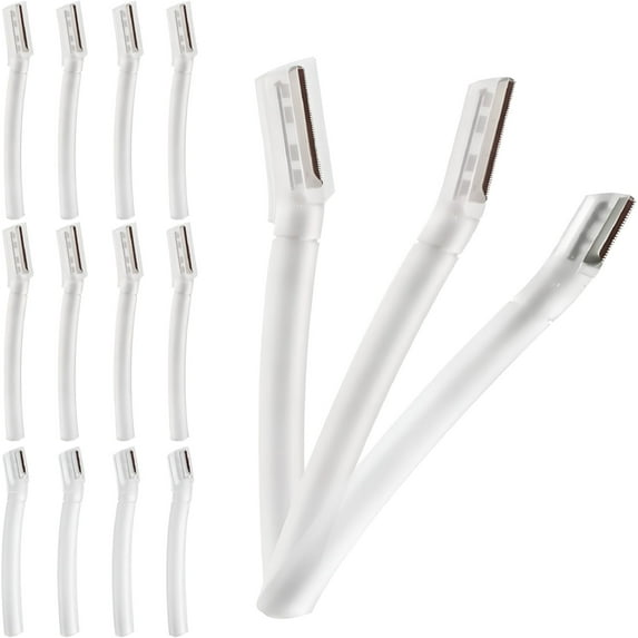 FACEGA Razor for Women Face,15 Pcs Microblade Eyebrow Razors,Multipurpose Dermaplaning Tool for Face,Peach Fuzz Removal,Face Shavers for Women and Men
