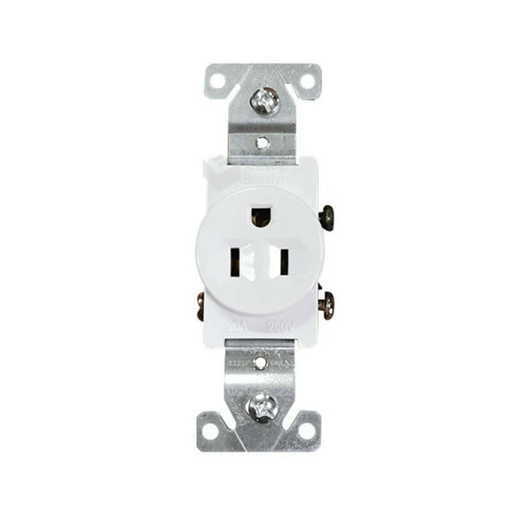 FACEGA Recessed Outlet Easy Installation 3 Prong Adapter Multi-Space Use Outlet Adapter