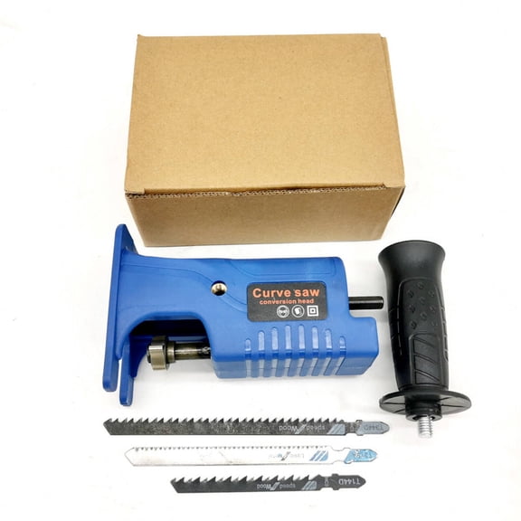 FACEGA Reciprocating Saw Reciprocating Saw Jig Saw Power Cutter Jigsaw Tool Curve Cutting Blue