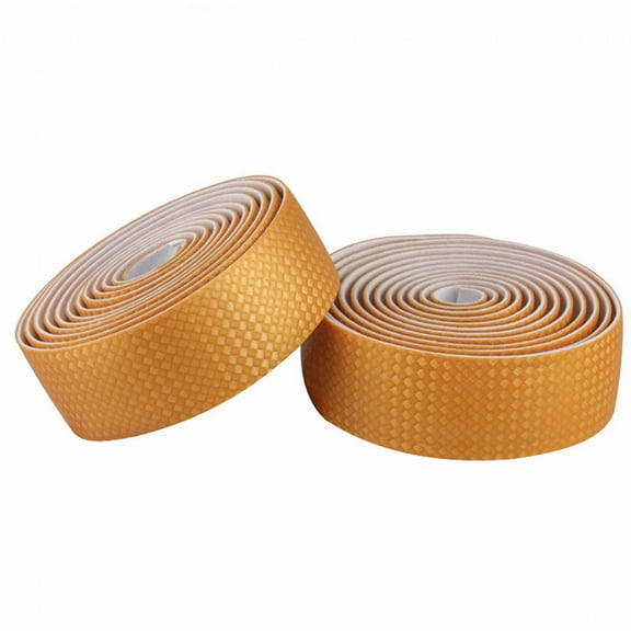 FACEGA Road Bike Handlebar,Safe Wet Riding Bike Bar Tape,Compact Material Road Bike Handlebar Tape,Gold