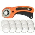 thumbnail image 1 of FACEGA Rotary Cutter Rotary Cutter Rotary Cutter for Fabric Fabric Cutting Fabric Cutter Leather Slice Orange, 1 of 4