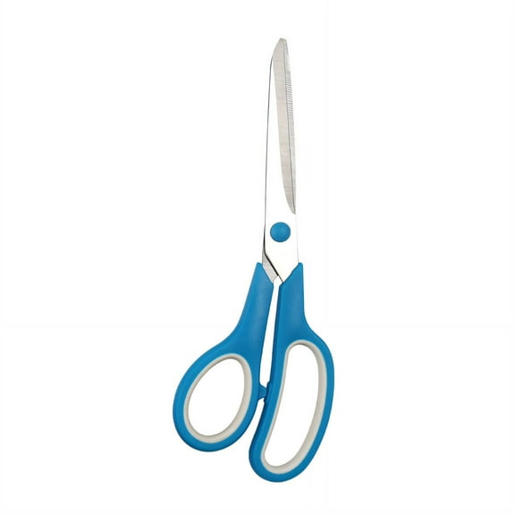 FACEGA Scissors All Purpose Anti-Slip Handles Super Scissors Sharp Blades for Easy Cutting Scissors for Office 21.8x8.2CM,Blue