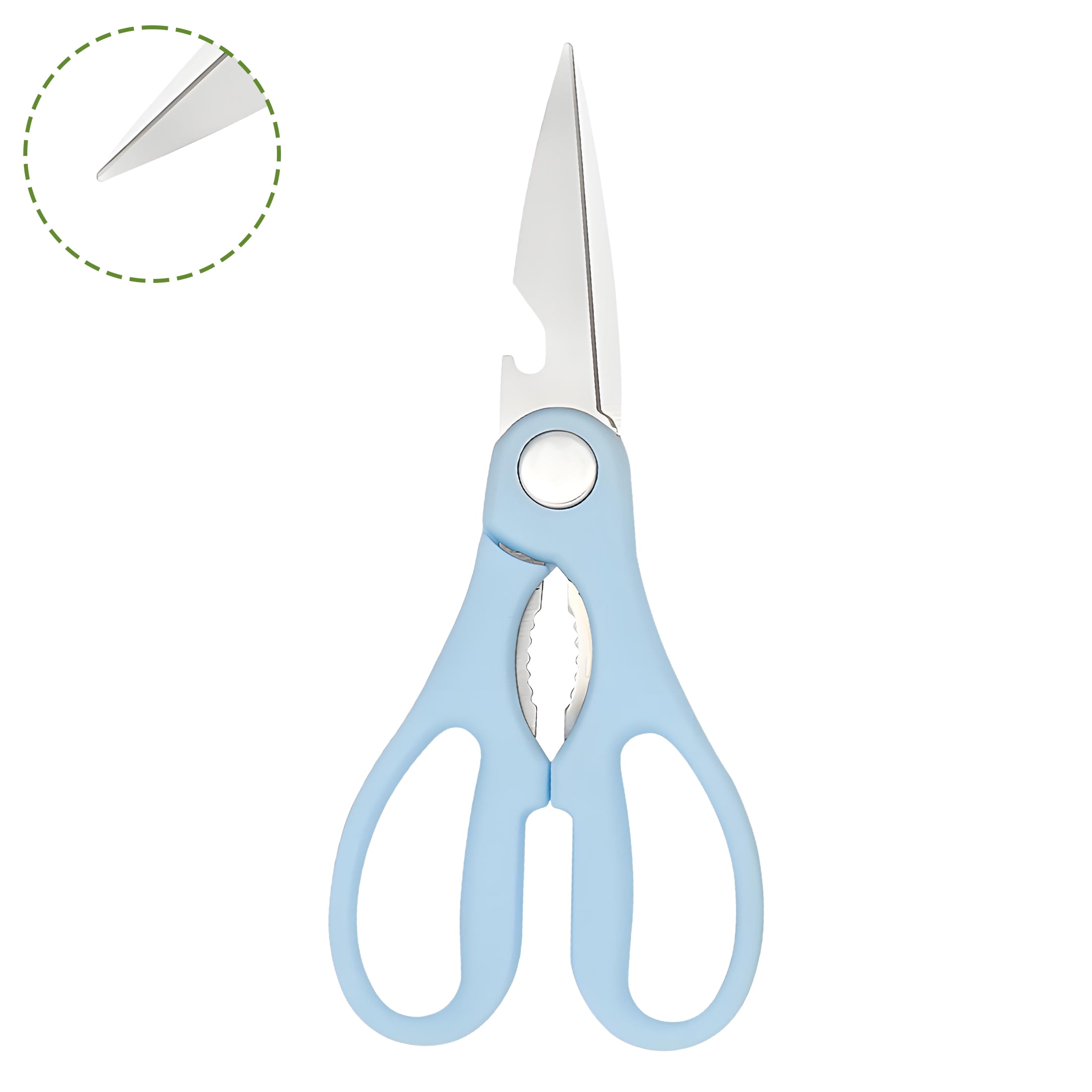 FACEGA Scissors All Purpose,Cold Walnuts 7.7