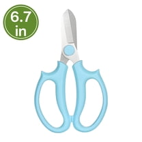FACEGA Scissors All Purpose,Pp Handle 6.7" Scissors for Office,Florist Scissors Mini Scissors,Blue