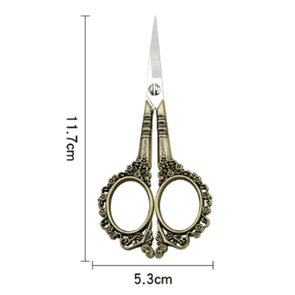 FACEGA Scissors,Efficient Design Embroidery Scissors, Sleek Profile Fabric Scissors,Bronze