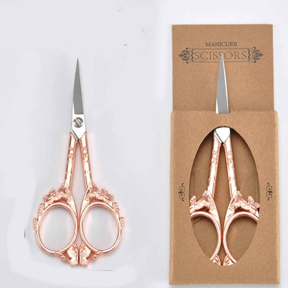 EXLEAF Small Premium Precision Sewing Scissors - Crafting, Embroidery & Office Detail Work