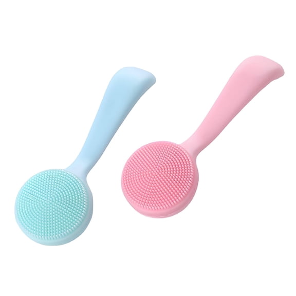 FACEGA 2Pcs Silicone Facial,Soft Silicone Material Cleansing Brush,Handheld Design Exfoliating Brush
