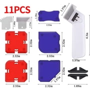 FACEGA Silicone Profiling Kit with 5 Sealant Finishing Tools and 2 Guides,Multicolor,11 Count Pack