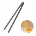 thumbnail image 1 of FACEGA Silicone Tongs,Safe for Cookware Tongs,Textured Clamp Surface 11" Tongs with Silicone Tip,For Baking, Picking Up Food, Picking Up Bread,Grey, 1 of 7