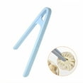 thumbnail image 1 of FACEGA Silicone Tongs,Won'T Damage Surfaces Tongs,Striped Tong Tip 5.51" Tongs with Silicone Tip,For Baking, Picking Up Food, Picking Up Bread,Blue, 1 of 7