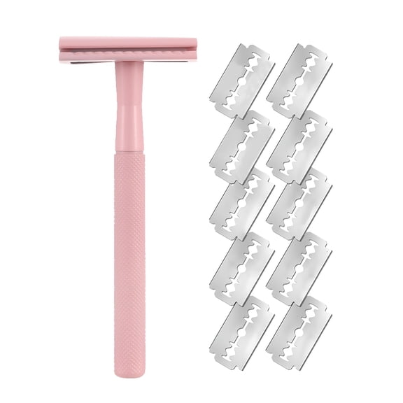 FACEGA Single Metal Blade Razor for Men Women Reusable Eco Safety Razor for Close Smooth Shave
