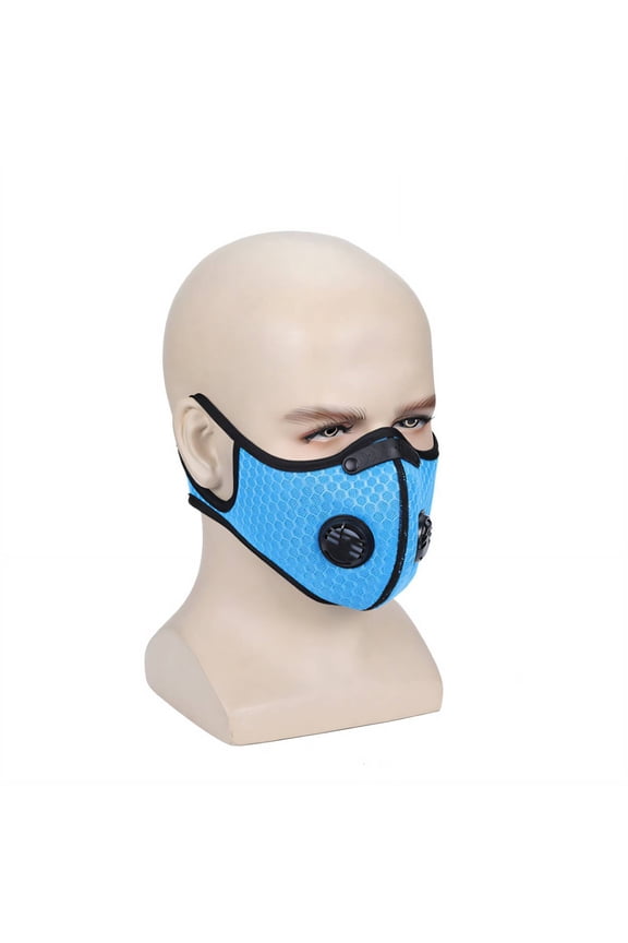 Smoke Masks Breathable and Comfortable Design Mascarillas Para El Polvo Five-Layer Dust Mask Blue
