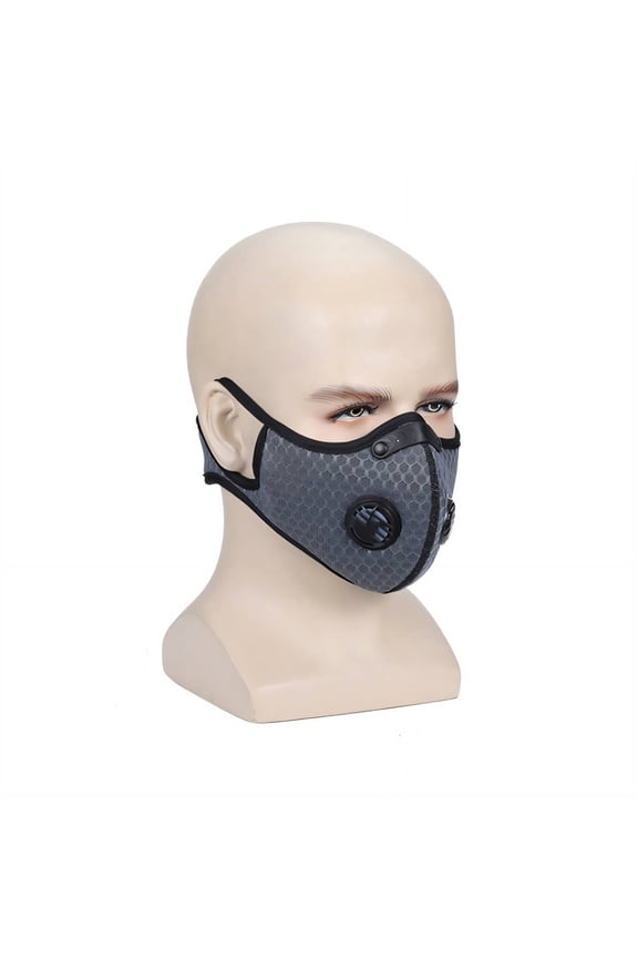 Smoke Masks Mascarillas Para El Polvo Comfortable & Breathable Design Dust Mask Gray
