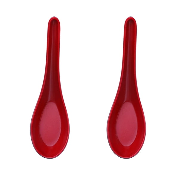 BPPEG Asian Soup Spoons,Chinese Soup Sppoons,Ramen Spoons,Durable for Hotel and Restaurant Use