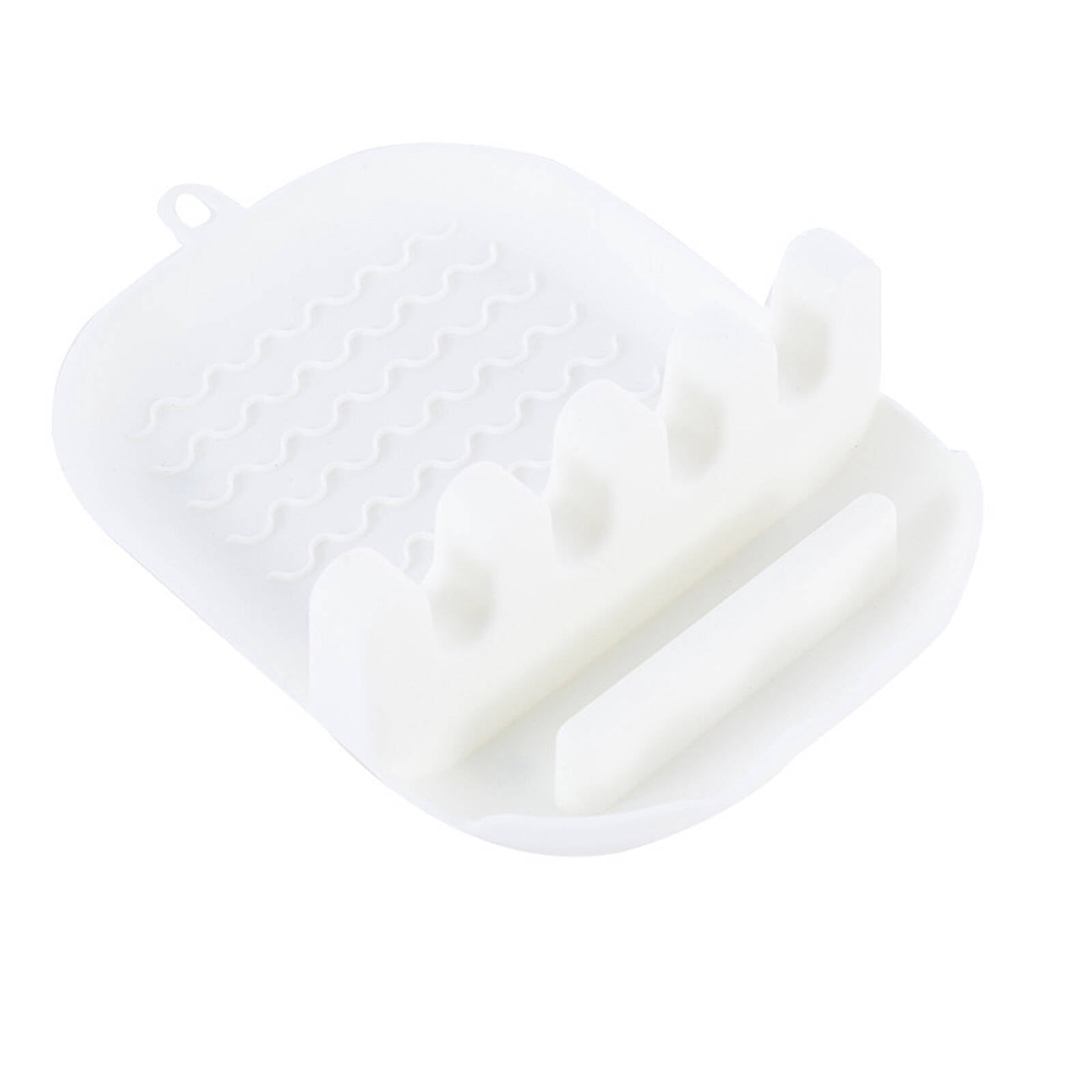 FACEGA Spoon Rest Holder,Multi-Function Design Spoon Lid Rest Silicone ...