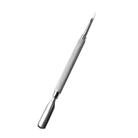 FACEGA Stainless Steel Cuticle Pusher Spoon, Nail Care Manicure Pedicure Tool, Safe Dead Skin Remover For Home Salon Use