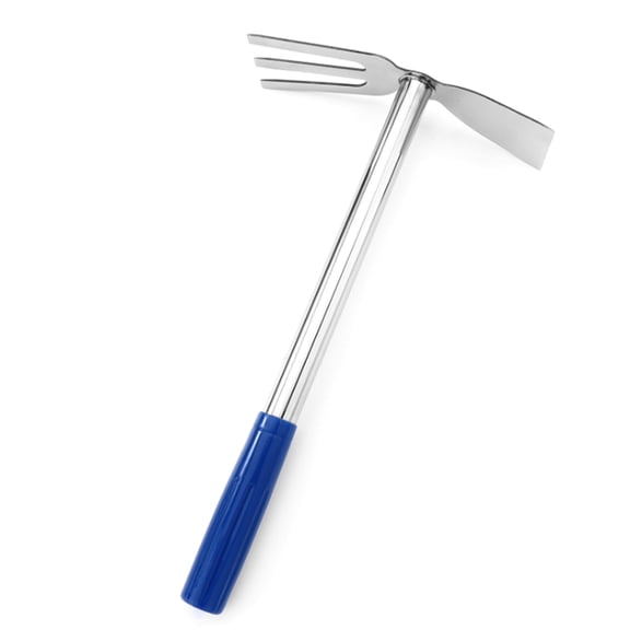 FACEGA Stainless Steel Garden Hoe, Durable Blue Handle, Premium Gardening Hand Tools for Weeding and Digging