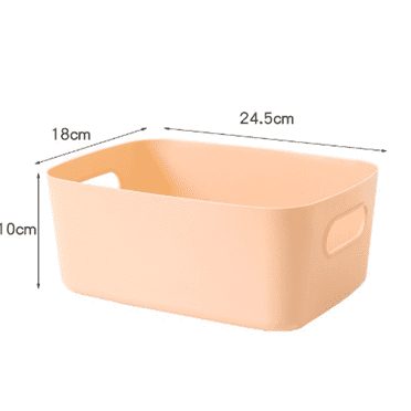 FACEGA Storage Basket No Deformation Gift Baskets Empty Plastic Baskets for Shelves,Style 2
