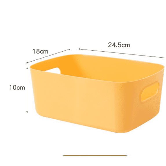 FACEGA Storage Basket No Deformation Gift Baskets Empty Plastic Baskets for Shelves,Style 6