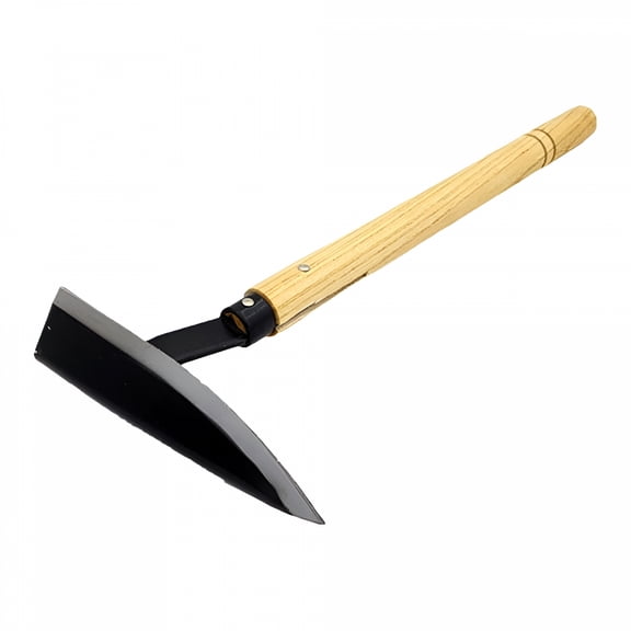 FACEGA Triangle Garden Hoe with Wood Handle