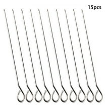 ACDANC Turkey Lacers,Stainless Steel Skewers Turkey Pins,Bbq Tool Bbq Needle Skewer,1.8*15
