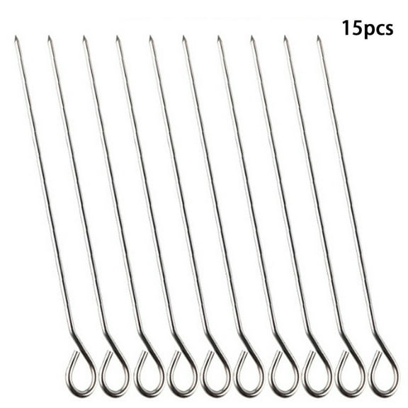 ACDANC Turkey Lacers,Stainless Steel Skewers Turkey Pins,Bbq Tool Bbq Needle Skewer,1.8*15