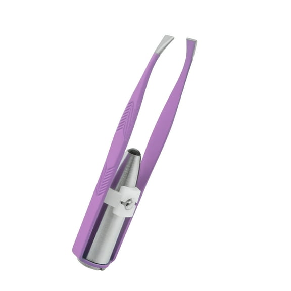 FACEGA LED Light Eyebrow Clip Hair Removal Tweezers Lashes Extension Tools Tweezers with Light Womens Face Razors Household Eyebrow Clip Travel
