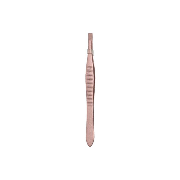 FACEGA Tweezers,Spray-Painted Finish Tweezers for Women,Efficient Brow Shaping Eyebrow Tweezers,Rose Gold