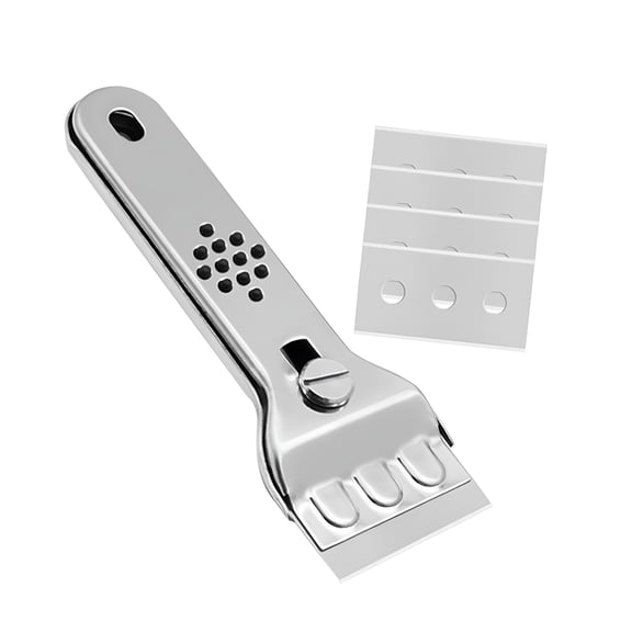 FACEGA Window Scraper,Glass Scraper,Retractable Blade Multifunction Cleaner Floor Scraper,Paint Scraper Tool,for Cleaning Wall,Tile,Paint