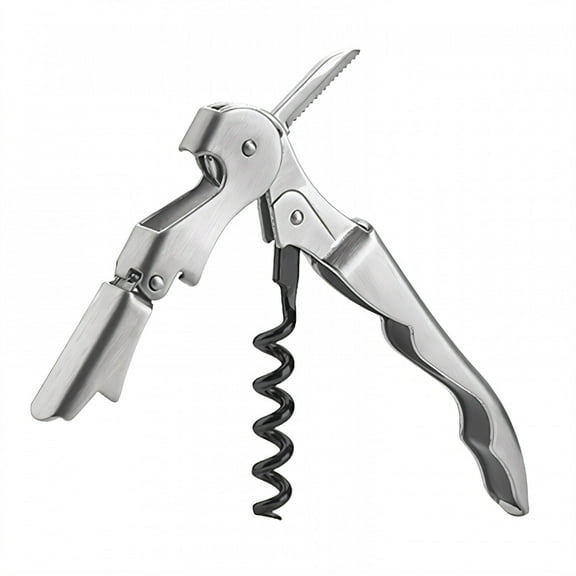 FACEGA Wine Opener Portable & Compact Corkscrew Wine Opener Wine Accessories with Foil Cutter Style1