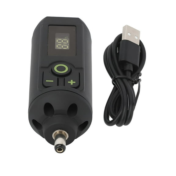 FACEGA Wireless Tattoo Machine Battery Type C Alloy Digital LCD Tattoo Power Supply for Beauty Salon 5.5mm DC