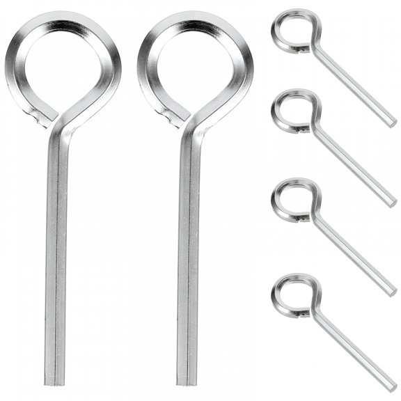 FACEGA keys set 6 pcs Standard Hex Key Metal Hex Key Metal Hex Wrench Hex Door Key for Exit Devices