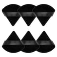 thumbnail image 1 of Huauoo 6 Pcs Triangle Velour Face Powder Puff Set with Case, Wet and Dry Use Beauty Makeup Tool, 1 of 7