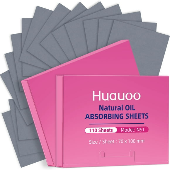Huauoo Mattifying Facial Blotting Paper for Oil & Shine Control, One Size