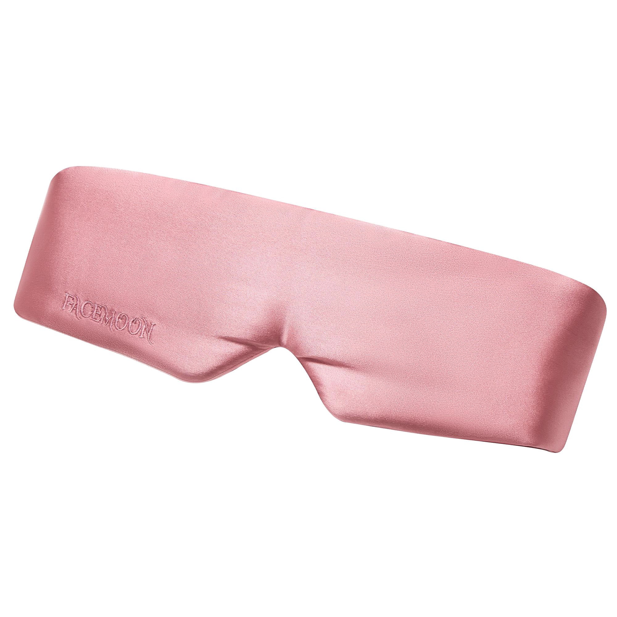 FACEMOON 100% Mulberry Silk Sleep Mask, Soft Cover with Adjustable Strap