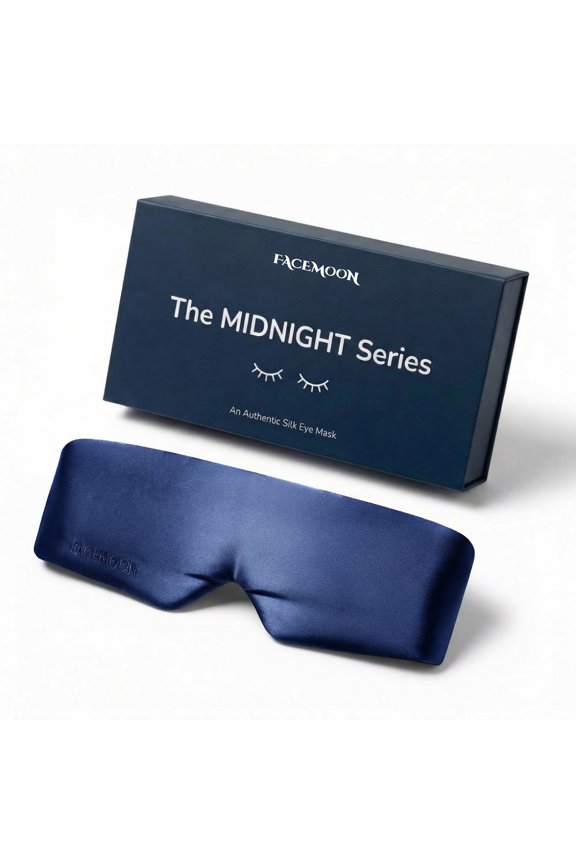 100% Silk Eye Mask for Side Sleeper, Blackout Sleep Mask for Women Men