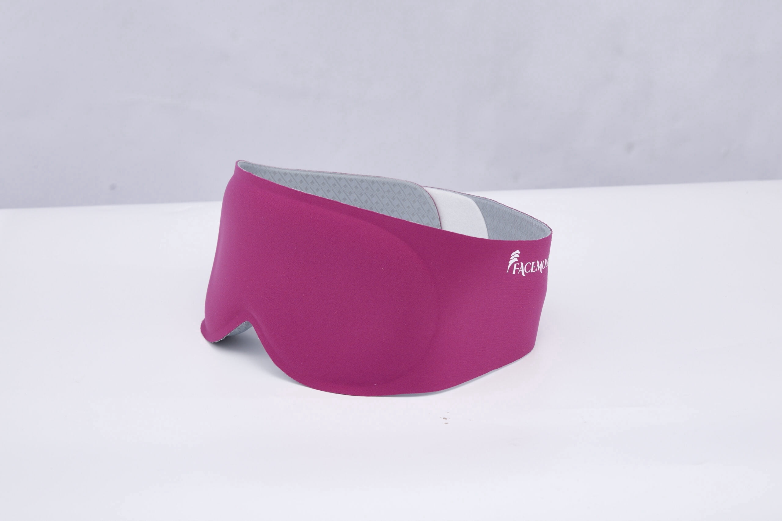 FACEMOON 3D Contoured Blackout Sleep Mask Weighted for Men and Women Serene Sleep Time Soft Memory Foam Zero Eye Pressure Night Relaxation Purple