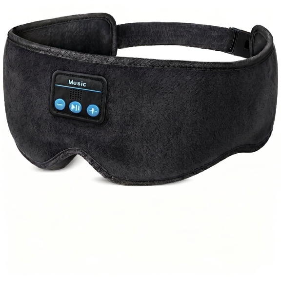 FACEMOON Bluetooth Sleep Mask 3D Contoured Blackout, Detachable, Eyelash Free, Zero Pressure