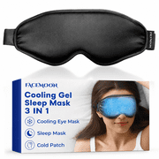 Cooling Eye Mask for Puffy Eyes: Fsa Eligible Items Hsa, Ice Eye Pack for Migraine After Surgery Relief - Reuable Cold C