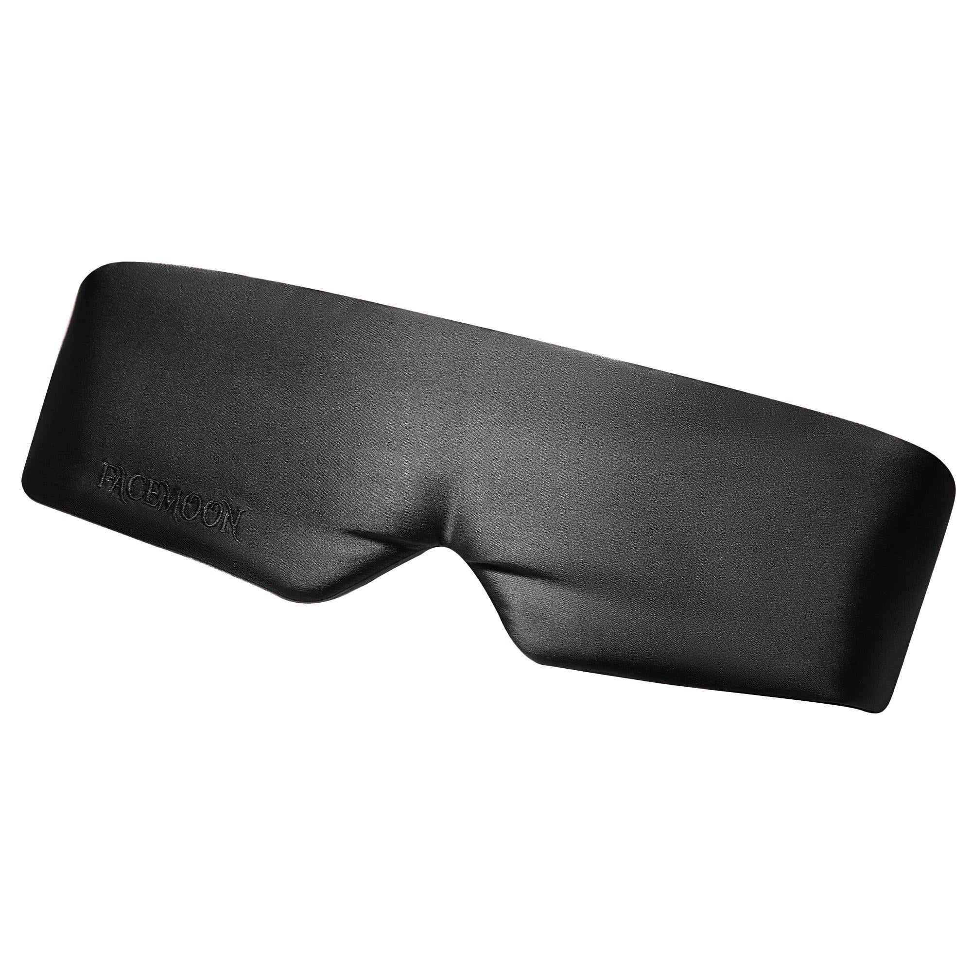 FACEMOON Natural Mulberry Silk Sleep Mask, Portable Eyepatch, Nap Cover